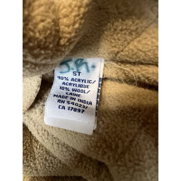 Vintage Old Navy ‘94 Girls Wool Blend Plaid Lined Jacket 5T - Picture 6 of 7